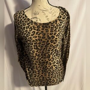 Chicos leopard sweater